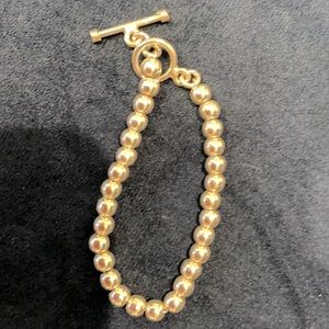 Silver beads bracelet made and bought in Italy